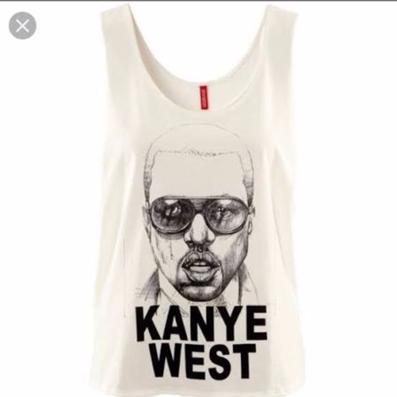H&M Tops - Kanye West Graffic Tank H&M Tops - Kanye West Graffic Tank